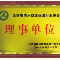云南省防水防腐保溫行業(yè)協(xié)會(huì)理事單位